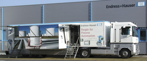 Democar - Mobilna wystawa Endress+Hauser