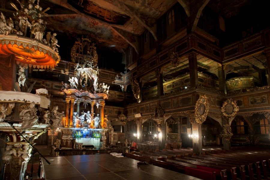 Oświetlenie LED Philips w Kościele Pokoju w Świdnicy