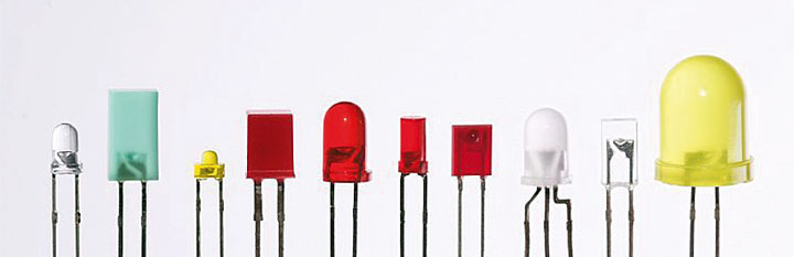 Fot. 1. Diody starego typu 5 mm Fot. 1. Diody starego typu 5 mm: