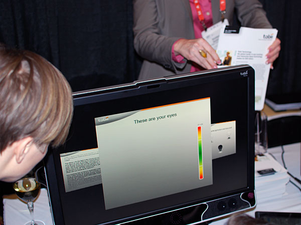 Laptop sterowany wzrokiem Laptop sterowany wzrokiem