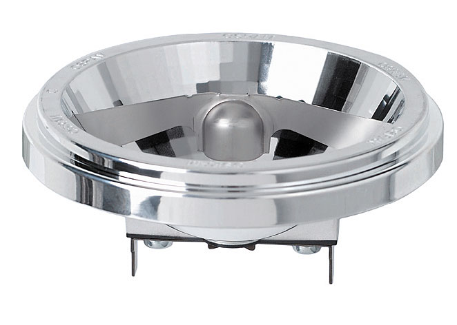 HALOSPOT 111 - niskonapięciowa (12 V) lampa halogenowa z reflektorem o średnicy 111 mm.