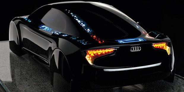 Audi rozwija nową technologię oświetlenia samochodów OLED Visions Audi rozwija nową technologię oświetlenia samochodów OLED Visions