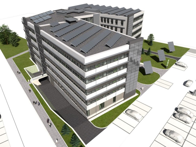 Pierwszy pasywny biurowiec w Polsce, zużywający ośmiokrotnie mniej energii niż tradycyjne budynki, powstanie do lutego 2013 r. w Katowicach. Pierwszy pasywny biurowiec w Polsce, zużywający ośmiokrotnie mniej energii niż tradycyjne budynki, powstanie do lutego 2013 r. w Katowicach.