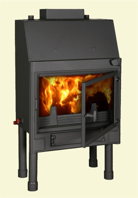 Kominek z płaszczem wodnym - ogrzewanie i podgrzewanie wody