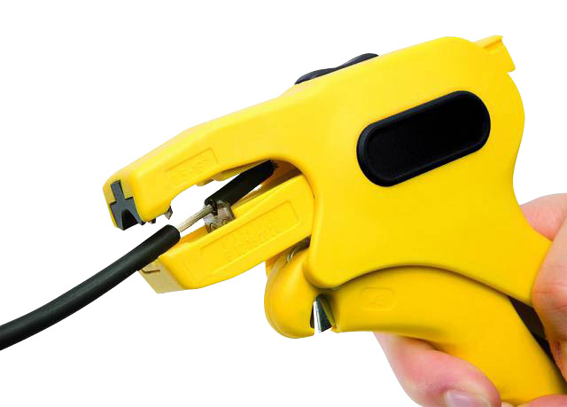 Optyczny wskaźnik długości zdejmowanej izolacji: 8 – 24 mm Stripper do obróbki przewodów fotowoltaicznych