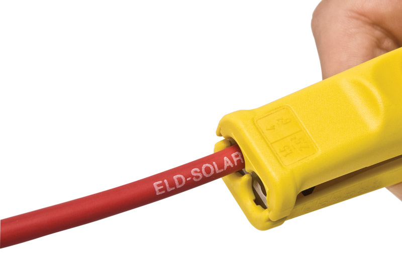 Zakres obrabianych przekrojów przewodów od 1,5 mm 2do 2,5 mm 2 (15 – 13 AWG) Zakres obrabianych przekrojów przewodów od 1,5 mm 2do 2,5 mm 2 (15 – 13 AWG)