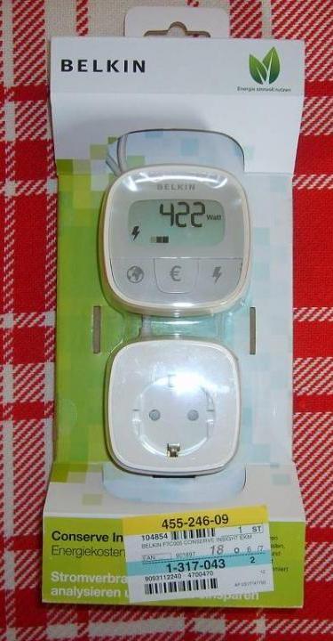 Miernik zużycia energii Belkin F7C005 Conserve Insight, gniazdkowy