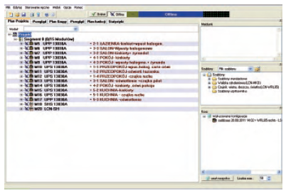 Okno programu LCN-PRO