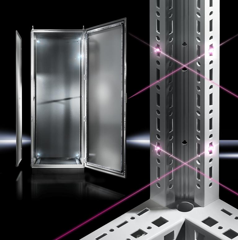 Specjalne wytłoczenia co 100 mm w szafach sterowniczych TS 8