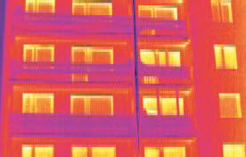 Osłony loggii jako wskaźnik aktualnej temperatury powietrza (dom ocieplony) Osłony loggii jako wskaźnik aktualnej temperatury powietrza (dom ocieplony)