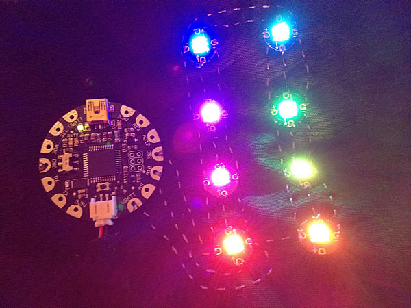 Zestaw FLORA i diody RGB, fot. Adafruit