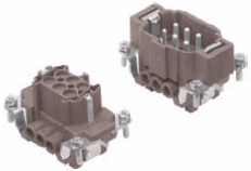 6-pinowe wkłady dla złącz 180ºC