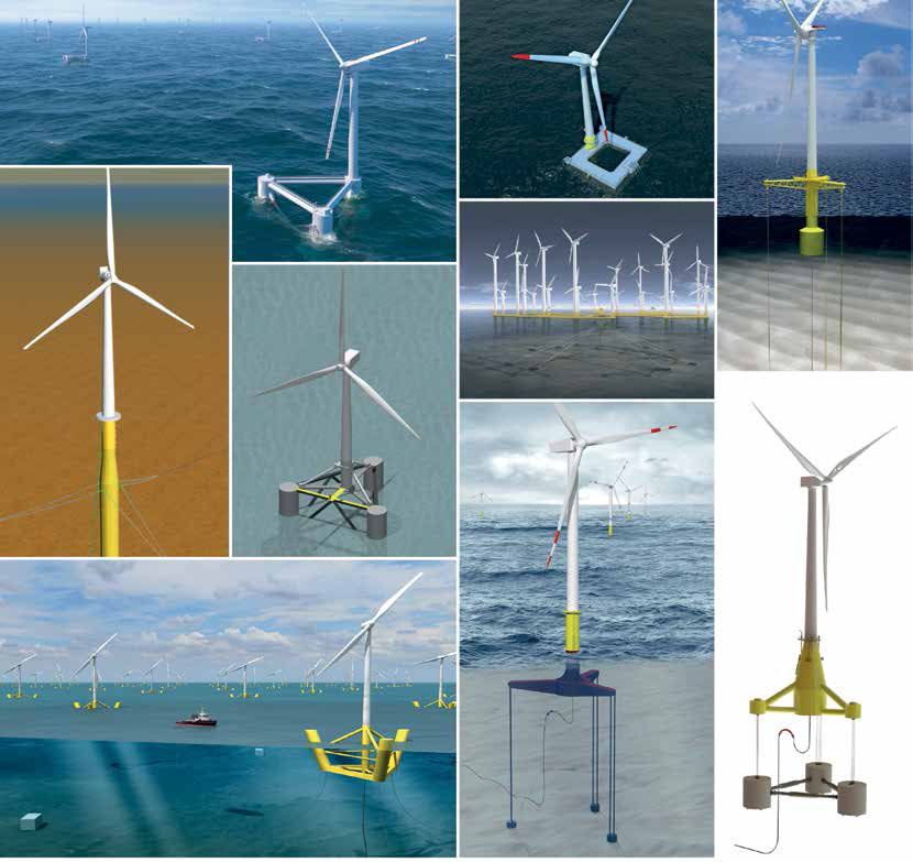 Pływające farmy wiatrowe przyszłości