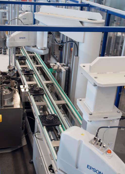 Elastyczna linia montażu uszczelnień