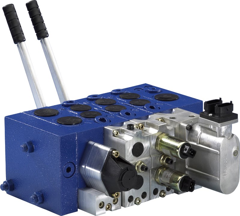 Elementy systemu sterownia – blok hydrauliczny M4-12 Elementy systemu sterownia – blok hydrauliczny M4-12