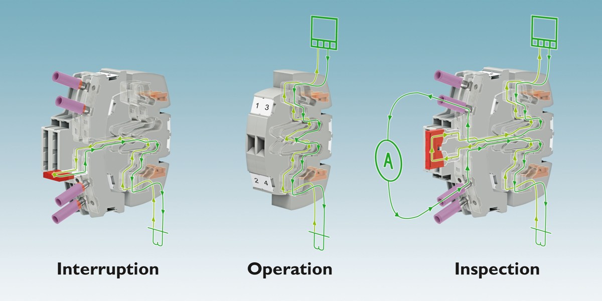 Rys. 2. Wtykowa listwa kontrolna systemu FAME 1 wymaga wtyku roboczego - przekładniki prądowe, napięciowe oraz sygnały sterujące są na różnych wtykowych listwach kontrolnych Rys. 2. Wtykowa listwa kontrolna systemu FAME 1 wymaga wtyku roboczego - przekładniki prądowe, napięciowe oraz sygnały sterujące są na różnych wtykowych listwach kontrolnych