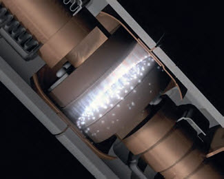 Komora próżniowa z wyładowaniem dyfuzyjnym Rys. 2. Komora próżniowa z wyładowaniem dyfuzyjnym