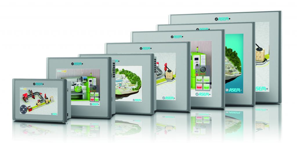 Panele LP30/31 oferowane są w aluminiowych obudowach (również w wersji True Flat), w 7 wielkościach ekranu (od 5,7” do 15,6”) i proporcjach obrazu 4/3 lub 16/9