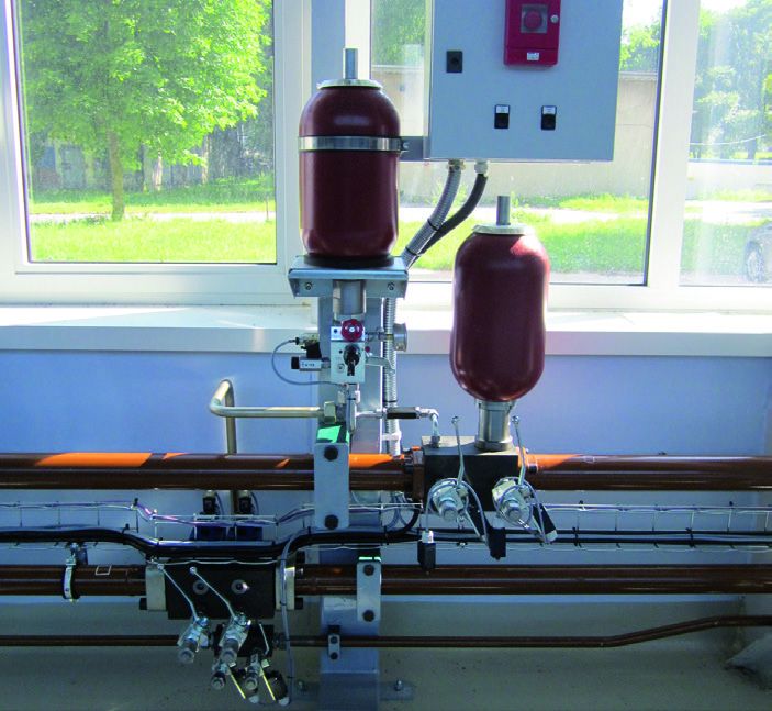 Punkt dustrybucyjny zasilania olejowego stanowisk badawczych Punkt dustrybucyjny zasilania olejowego stanowisk badawczych