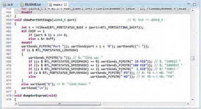 Rys. 7. Fragment kodu programu