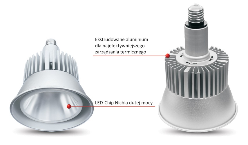 Budowa lampy LED PREMIO