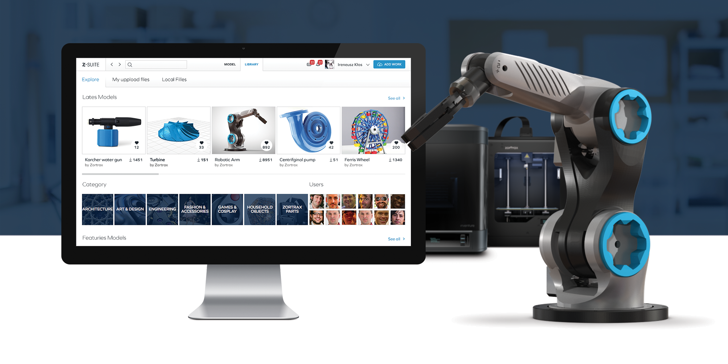 Zortrax prezentuje pierwszą w Polsce Bibliotekę Modeli 3D