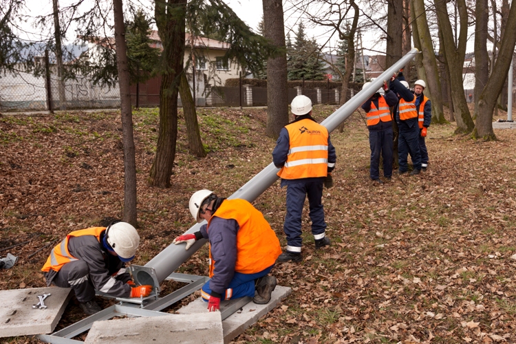 Mobilna linia energetyczna w Łodygowicach Mobilna linia energetyczna w Łodygowicach