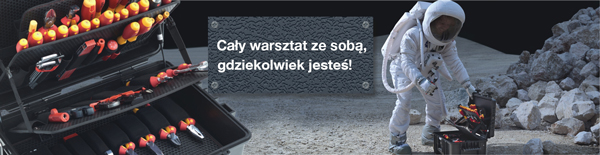 Wiha walizki serwisowe dla elektryków - Cały warsztat przy sobie, gdziekolwiek jesteś