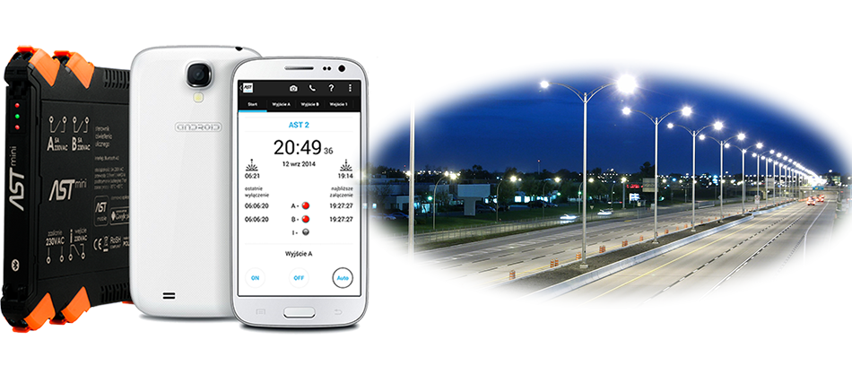 Sterownik oświetlenia ulicznego ASTmini Sterownik oświetlenia ulicznego ASTmini