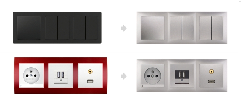 Zmiana serii jest teraz jeszcze prostsza! konfigurator Hager Berker