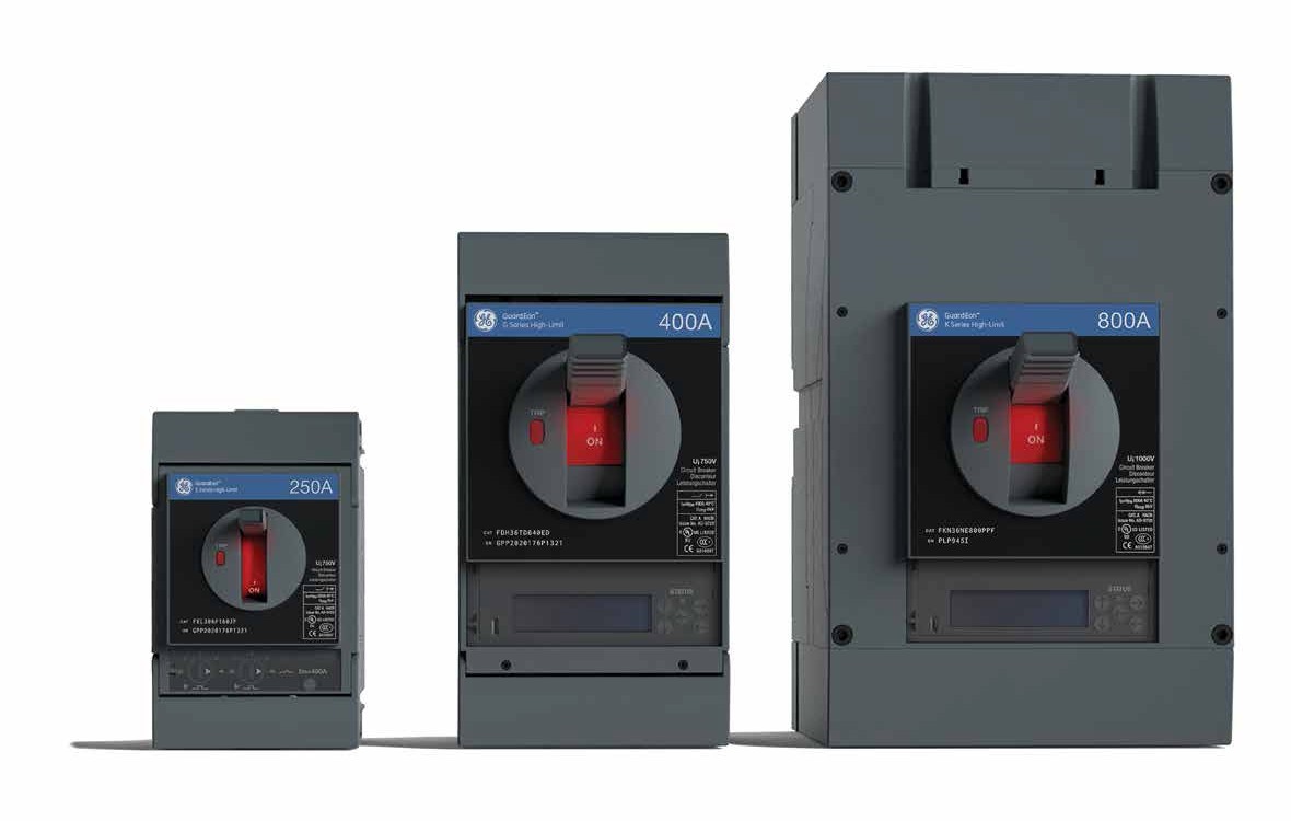 Kompaktowe wyłączniki niskiego napięcia GE GuardEon*