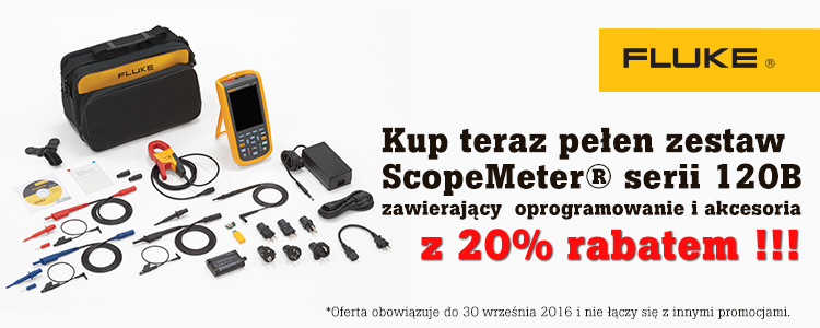 Promocyjny zestaw ScopeMeter® Fluke 125B