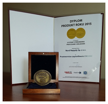 Przetwornica częstotliwości SK200E firmy NORD - produkt roku 2015