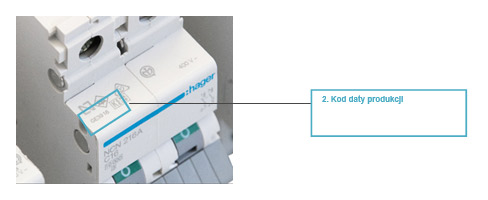 kod daty produkcji znajduje się z przodu wyrobu na płaszczyźnie poziomej nad numerem referencyjnym kod daty produkcji znajduje się z przodu wyrobu na płaszczyźnie poziomej nad numerem referencyjnym
