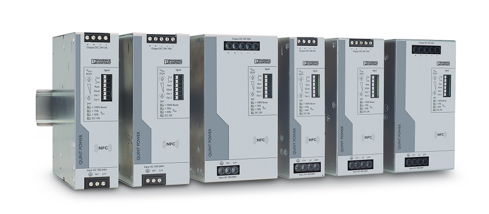 Nowe zasilacze są dostępne w wersjach jedno- i trójfazowych z prądem znamionowym 5 A, 10 A i 20 A.