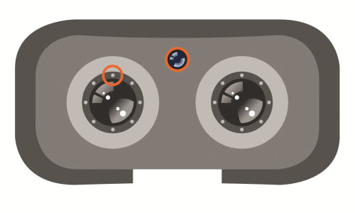 Do optymalizacji pozycjonowania użytkownika, w systemach VR często montuje się specjalne odbiorniki i nadajniki w headsecie. Źródło: Osram
