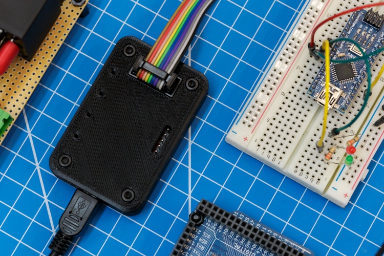 Obudowa wydrukowana z materiału Z-ESD odpornego na wyładowania elektrostatyczne Obudowa wydrukowana z materiału Z-ESD odpornego na wyładowania elektrostatyczne