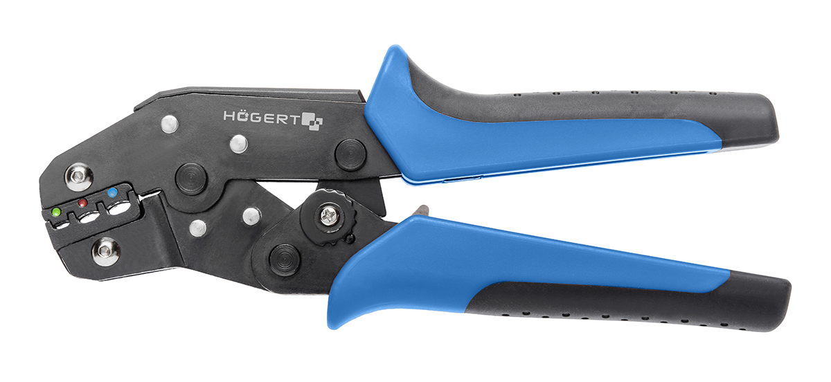 HT1P160 Szczypce do zaciskania końcówek izolowanych Högert Technik