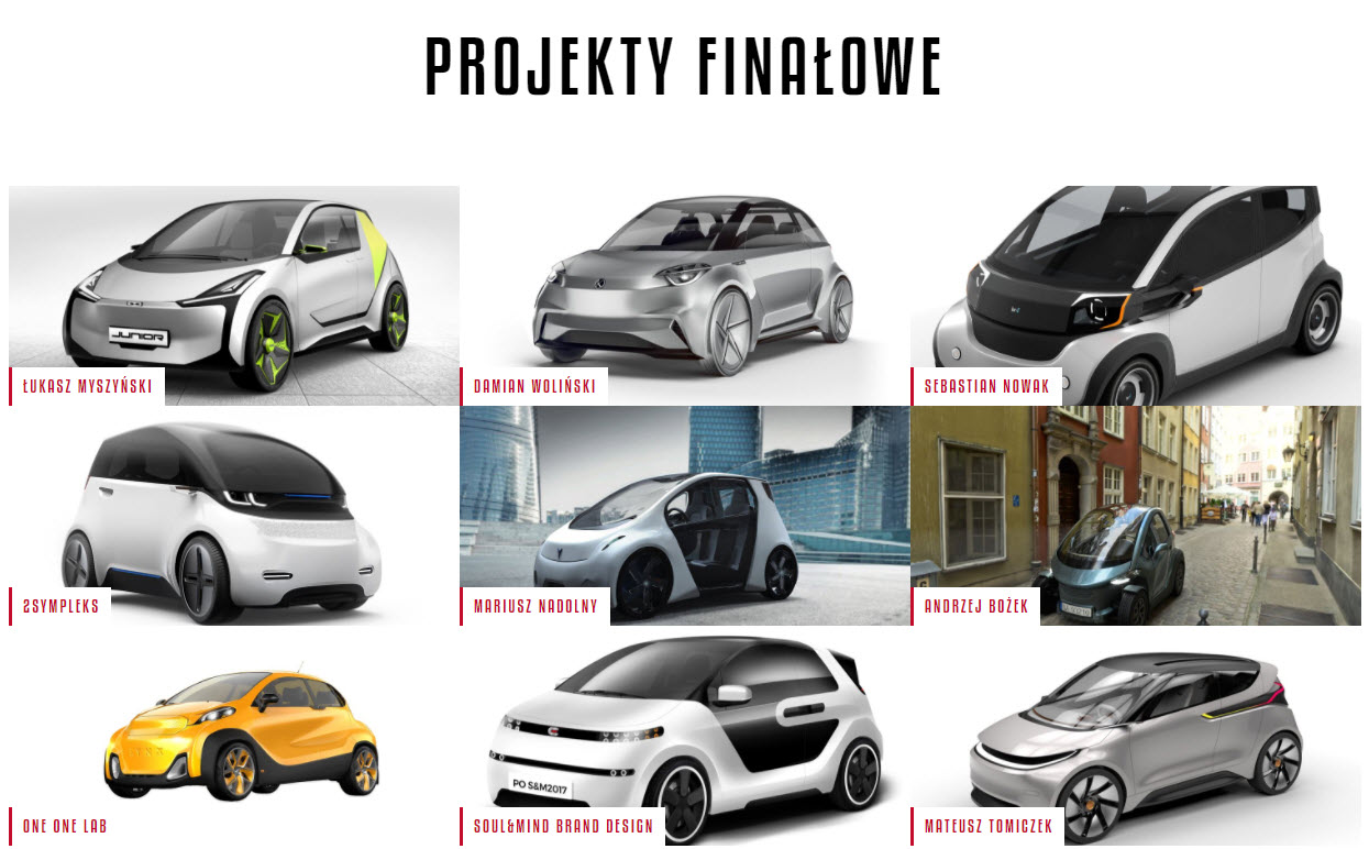 Finałowe projekty pierwszego polskiego samochodu elektrycznego w konkursie ElectroMobility Poland Finałowe projekty pierwszego polskiego samochodu elektrycznego w konkursie ElectroMobility Poland