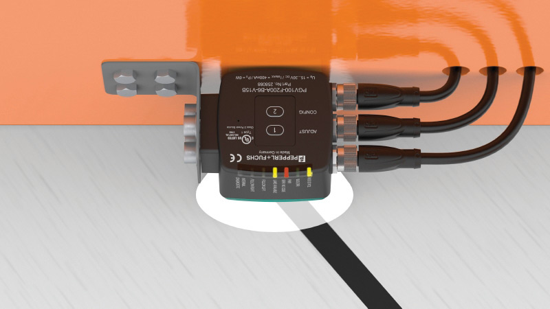 System prowadzenia na taśmę