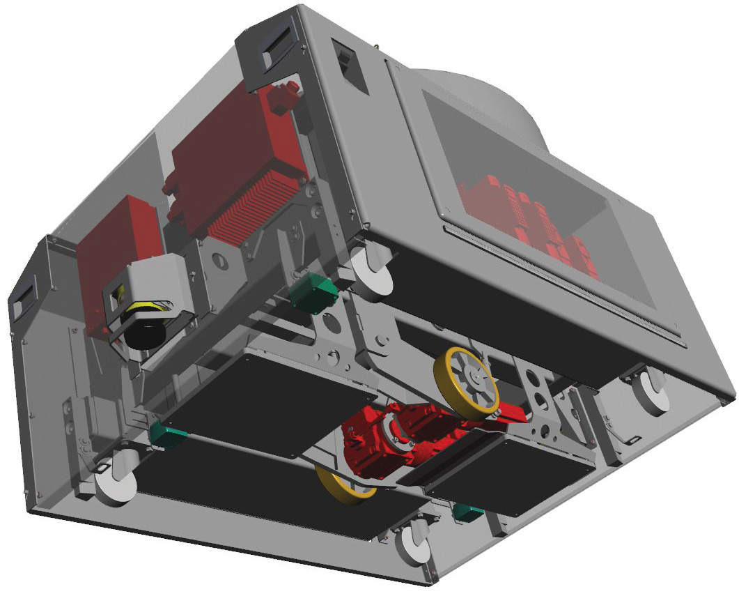 System napędowy wózków AGV