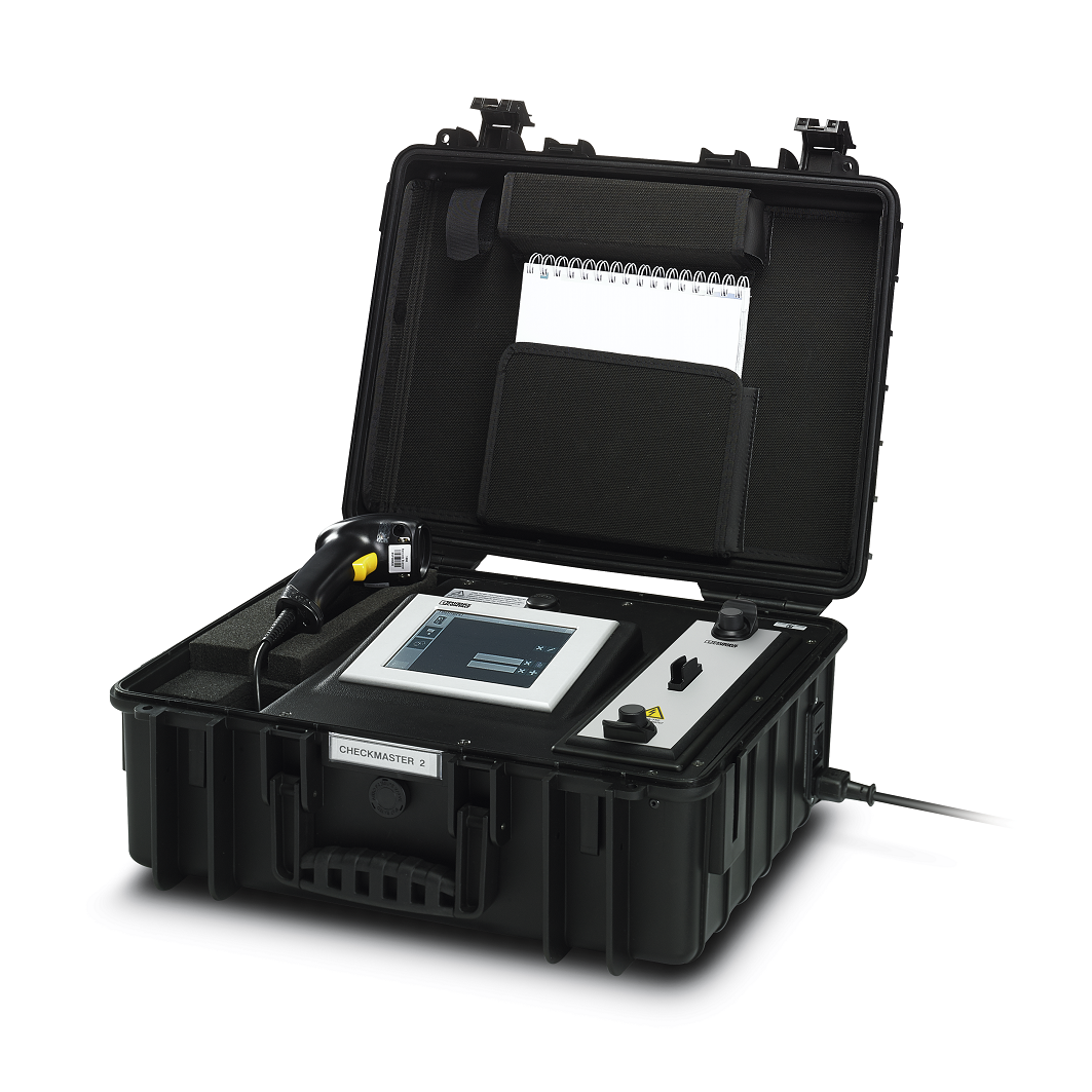 CHECKMASTER 2 gotowy do badania ograniczników TTC