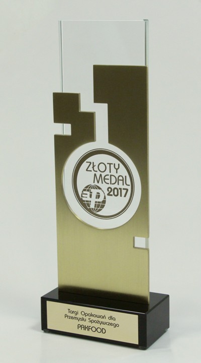 Złoty Medal Targów Poznańskich PAKFOOD 2017 za innowacyjny produkt.