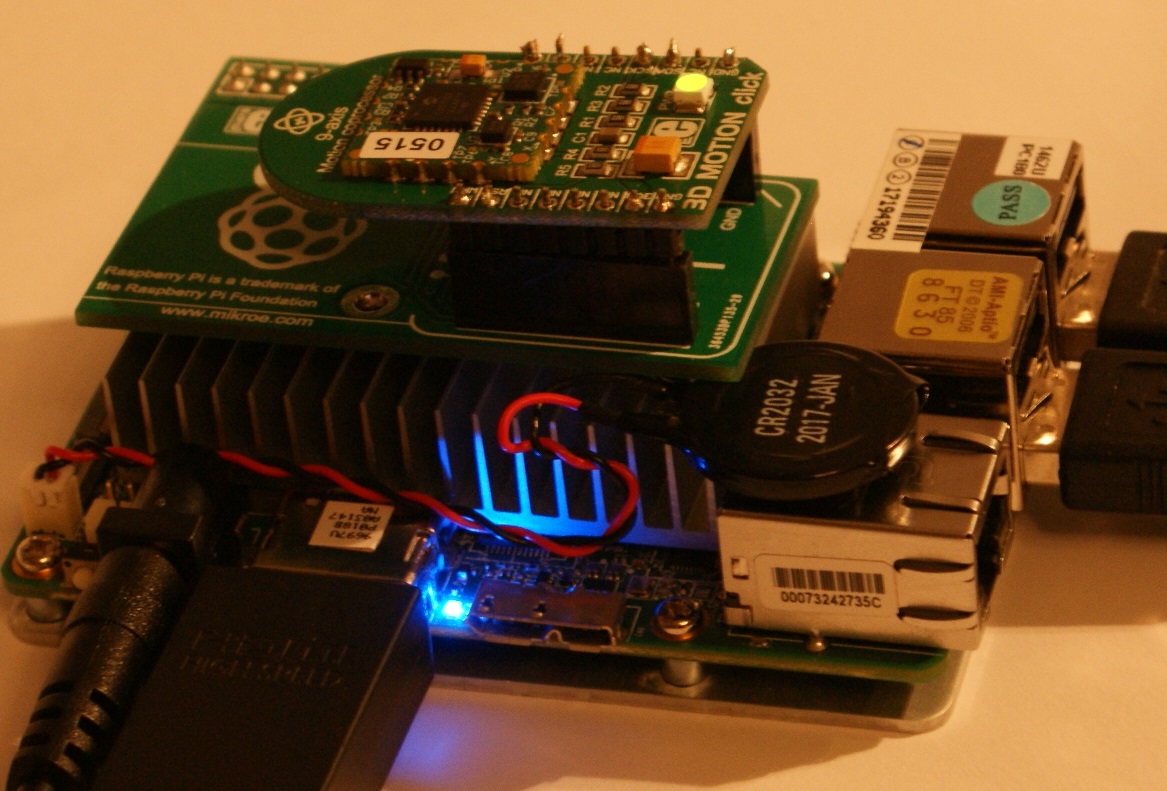 Rys. 9: UP Board z clickiem od Mikro Elektroniki