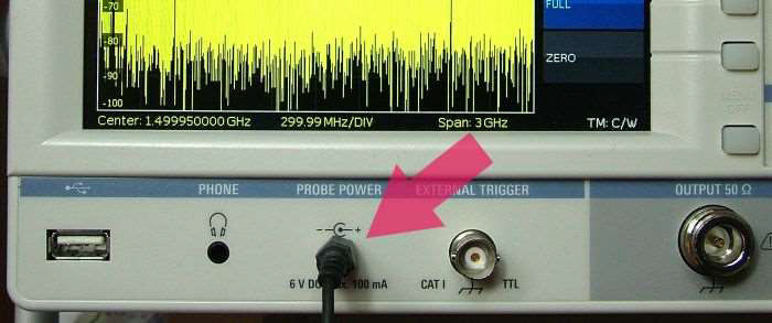 Gniazdo zasilania sond aktywnych HZ550