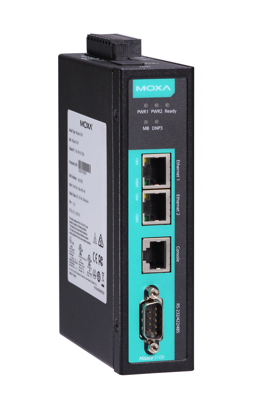 MGate 5109 – konwerter protokołu DNP3 na Modbus MGate 5109 – konwerter protokołu DNP3 na Modbus