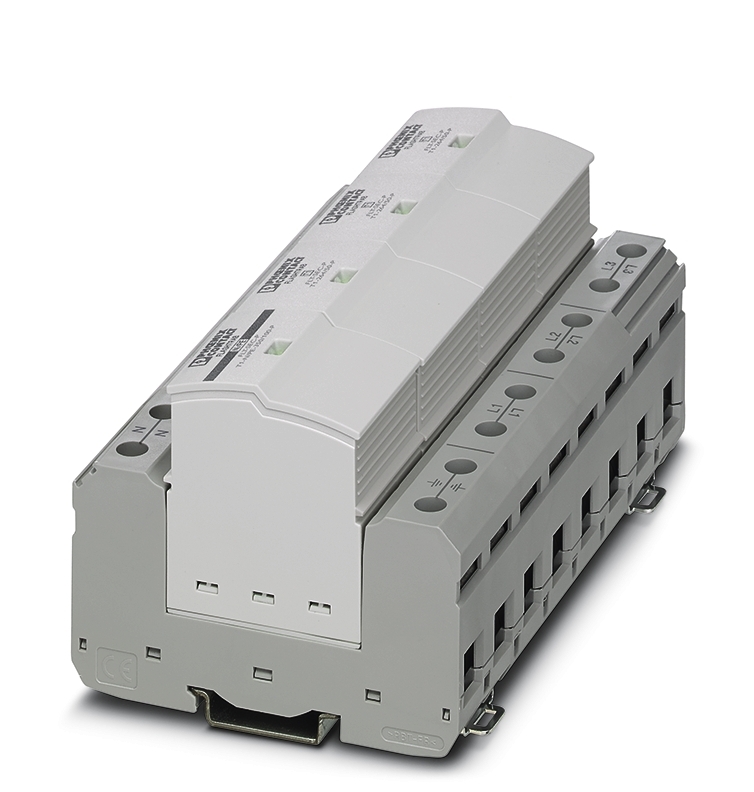 Ogranicznik typu 1 o prądzie Iimp 50kA 10/350µs dla każdego z pól ogranicznika