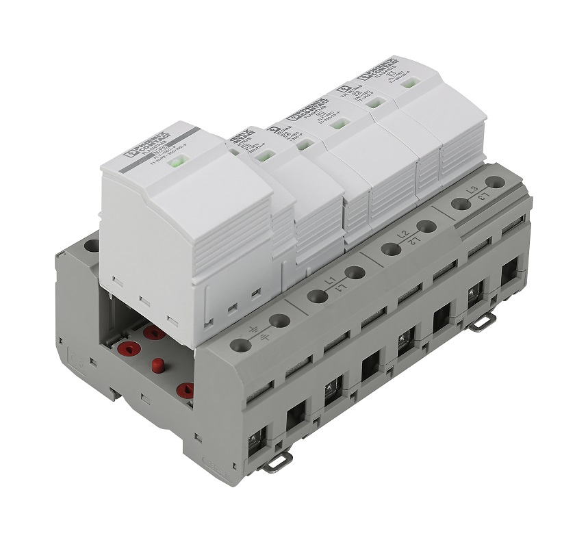 Rzeczywista kombinacja ograniczników typu 1 i typu 2.