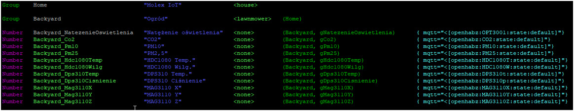 Przykładowy plik items
