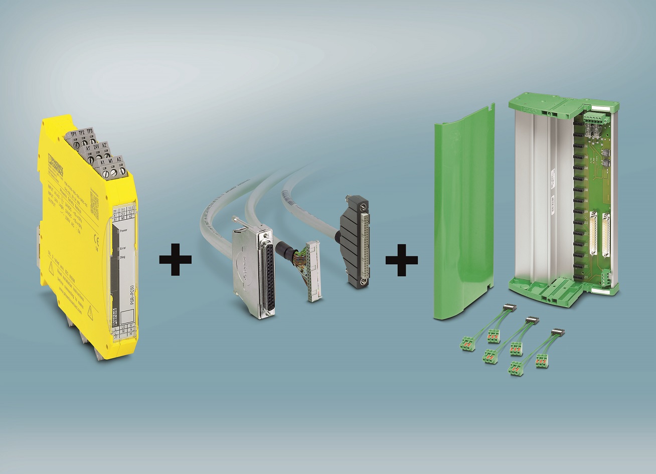  Modułowa koncepcja systemu okablowania Phoenix Contact zapewnia szybki montaż i bezproblemowy rozruch.